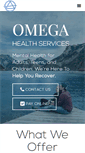 Mobile Screenshot of omegahealthservices.com